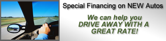 special financing on new autos